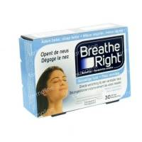 Breathe Right Clear Neusstrips 30 stuks