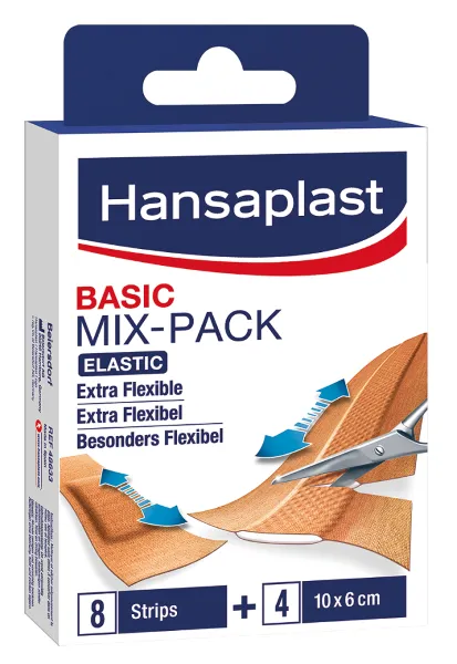 Hansaplast Pleisters Basic Mix-Pack Elastic