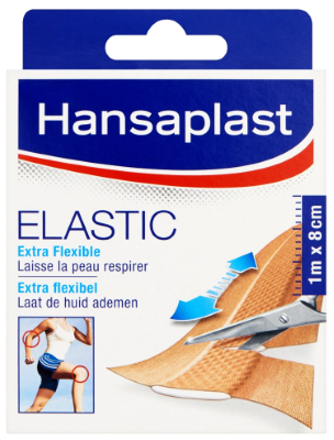 Hansaplast Pleisters Elastic 1m x 8cm