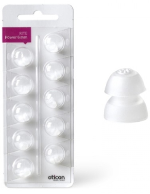 Oticon 10 x RITE Power Domes 6mm