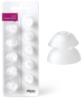Oticon Dome 8mm Rite Power (10 stuks)