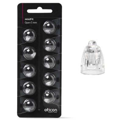 Oticon Dome Set 5mm Open Minifit (10 stuks)