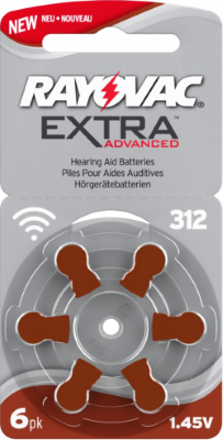 Rayovac Extra Advanced 312 hoortoestelbatterijen