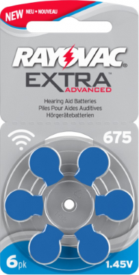 Rayovac Extra Advanced 675 hoortoestelbatterijen