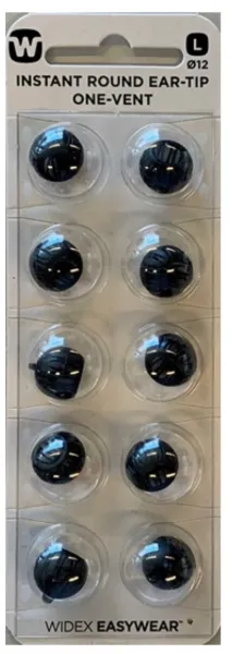 Widex Easywear Instant Round-Eartips L - Single Vent