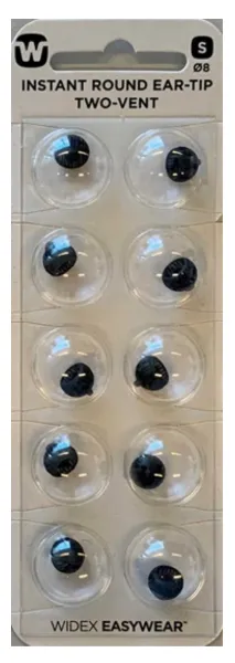 Widex Easywear Instant Round-Eartips S - Double Vent