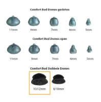 Starkey Comfort Bud Dubbele Dome 10/12mm