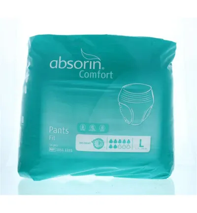 Absorin Comfort Pants Fit Large Tot 145 Cm (14st)