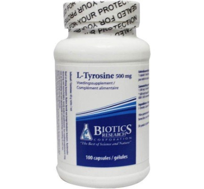 Biotics L-tyrosine 500 Mg (100ca)