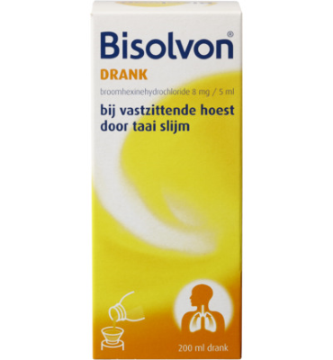 Bisolvon Drank 8 Mg / 5 Ml (200ml)