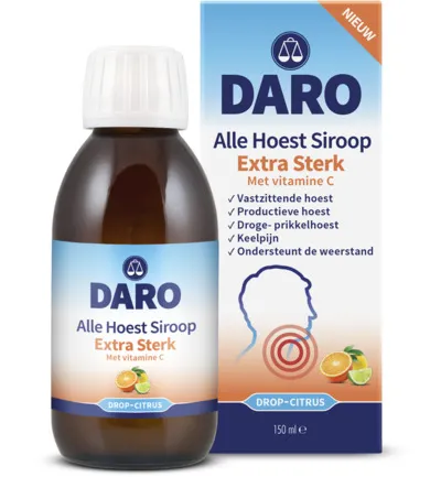 Daro Alle Hoest Siroop Extra Sterk Met Vitamine C (150ml)