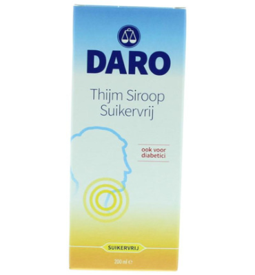 Daro Thijmsiroop Suikervrij (200ml)