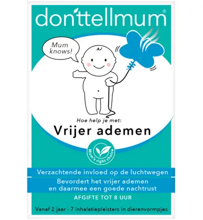 Donttellmum Inhalatiepleister Vrijer Ademen (7st)