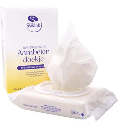 Dr Swaab Aambeiendoekjes Geimpregneerd (25st)