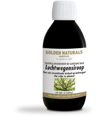 Golden Naturals Luchtwegensiroop (200ml)