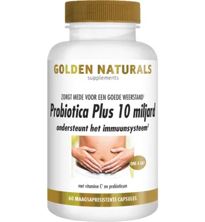 Golden Naturals Probiotica Plus 10 Miljard (60vc)