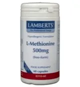 Lamberts L-methionine 500 Mg (60vc)