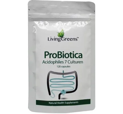 Livinggreens Probiotica Acidophilus 7 Culturen (120ca)