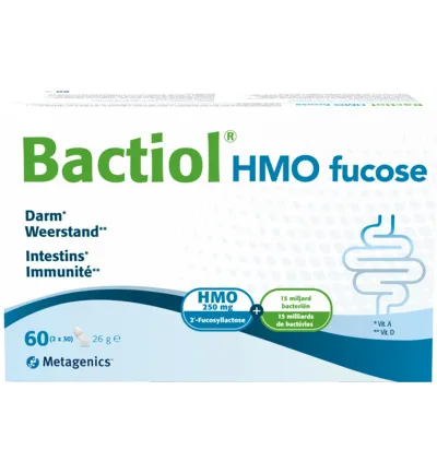 Metagenics Bactiol Hmo 2 X 30 (60ca)
