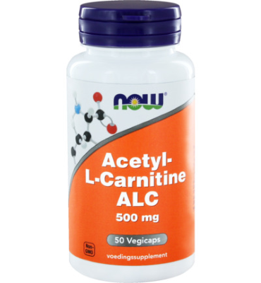 Now Acetyl L-carnitine 500 Mg (50vc)