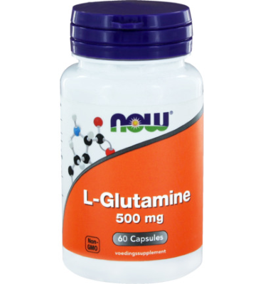 Now L-glutamine 500 Mg (60ca)