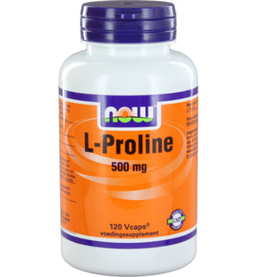 Now L-proline 500 Mg (120vc)