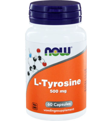 Now L-tyrosine 500 Mg (60ca)