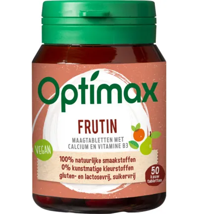 Optimax Frutin Maagtabletten (50kt)