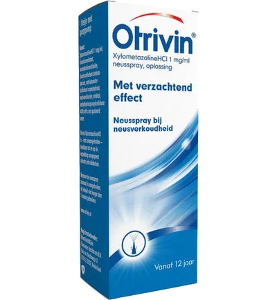 Otrivin Spray 1 Mg Volwassenen / kind Va 12 Jaar Verzachtend (10ml)
