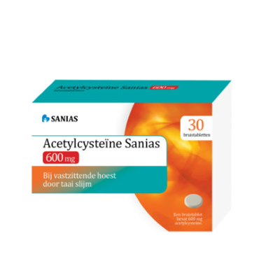 Sanias Acetylcysteine 600 Mg (30brt)
