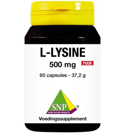 Snp L-lysine 500 Mg Puur (60ca)
