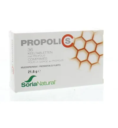 Soria Propolis C Keeltabletten (36tb)