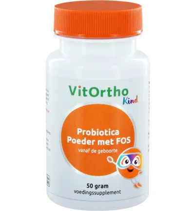 Vitortho Probiotica Poeder Met Fos (Kind) (50g)