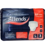 Attends Pull-ons Discreet 3 Large (10st)