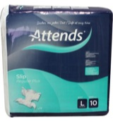 Attends Slip Regular Plus 10 Large (14st)