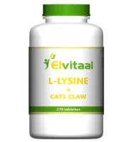 Elvitaal L-lysine Cats Claw (270tb)