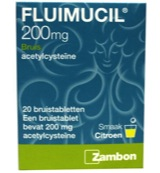 Fluimucil 200mg Suikervrij (20brt)