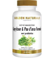 Golden Naturals Caprylzuur & Pau D Arco Formula (60vc)