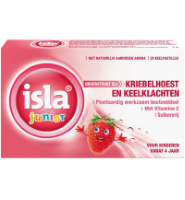 Isla Junior Keelpastilles Aardbei (20tb)