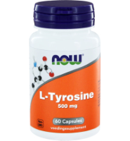 Now L-tyrosine 500 Mg (60ca)