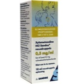 Sandoz Xylometazoline 0,5 Mg/ml Druppels (10ml)