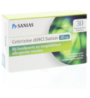 Sanias Cetirizine 10 Mg Dichl (30tb)