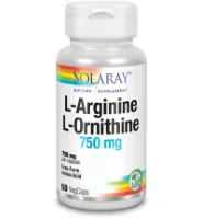 Solaray L-arginine L-ornithine 750 Mg (50vc)