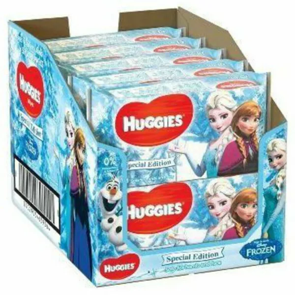 10x Huggies Billendoekjes Natural Care Disney 56 doekjes
