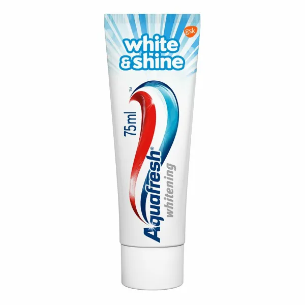 12x Aquafresh Tandpasta White&Shine 75 ml