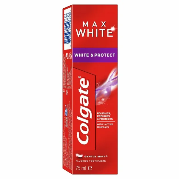 12x Colgate Tandpasta Max White&Protect 75 ml