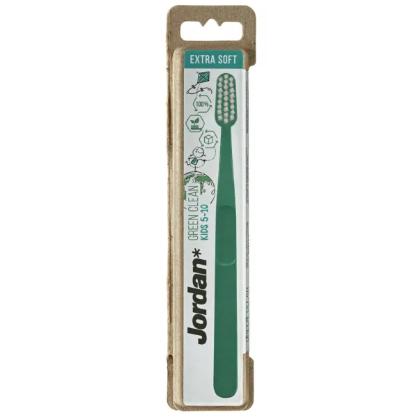12x Jordan Tandenborstel Green Clean Kids Extra Soft