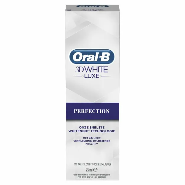 12x Oral-B Tandpasta 3DWhite Luxe Perfection 75 ml