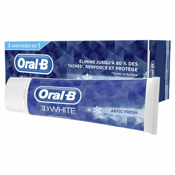 12x Oral-B Tandpasta 3d White Arctic Fresh 75 ml