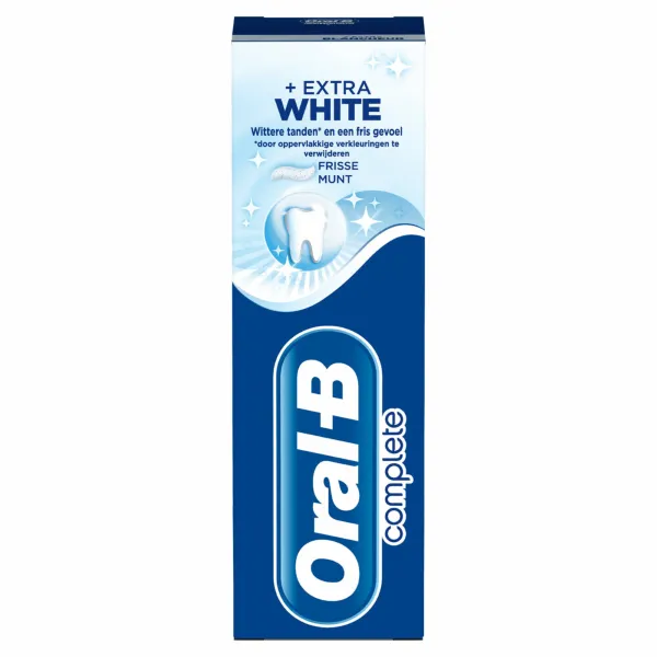 12x Oral-B Tandpasta Complete Extra White 75 ml